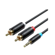 VENTION BCLBJ 3.5MM Male to 2-Male RCA 5 Meter Adapter Cable